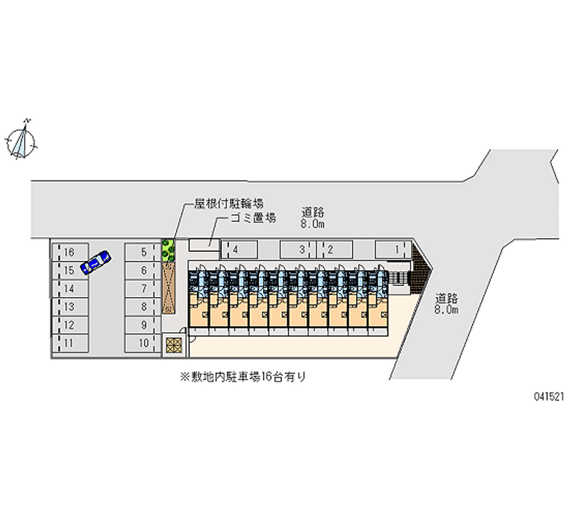 レオパレスエスペランサ 月極駐車場