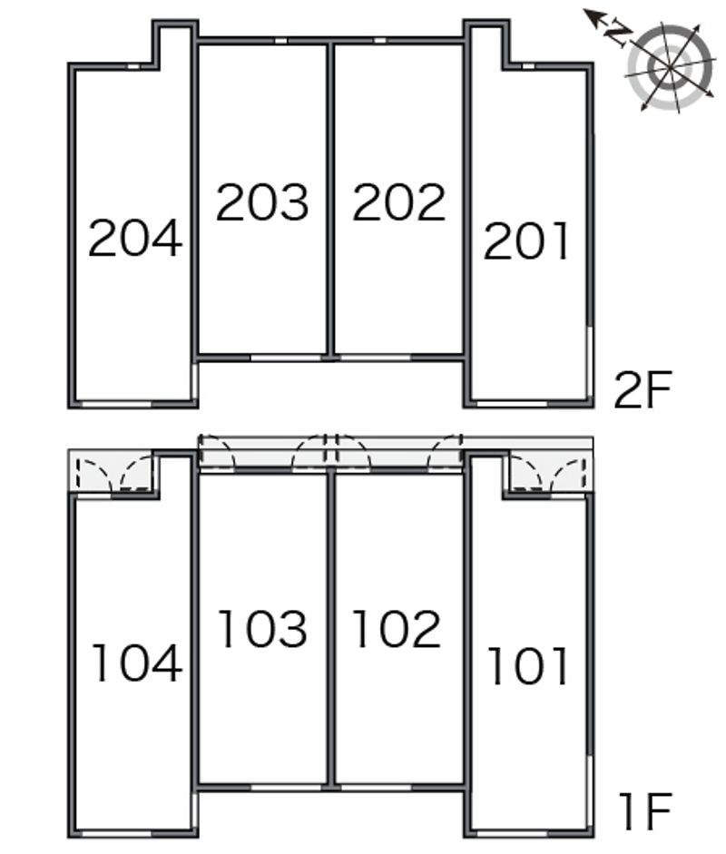 クレイノグレイスガーデン 間取配置図