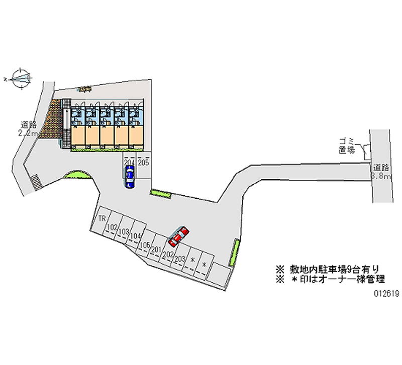 レオパレス城南Ⅲ 月極駐車場