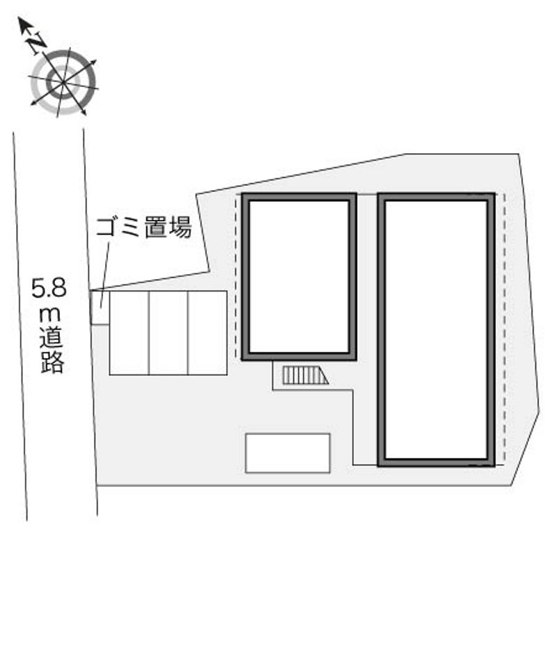 レオパレス香椎 配置図