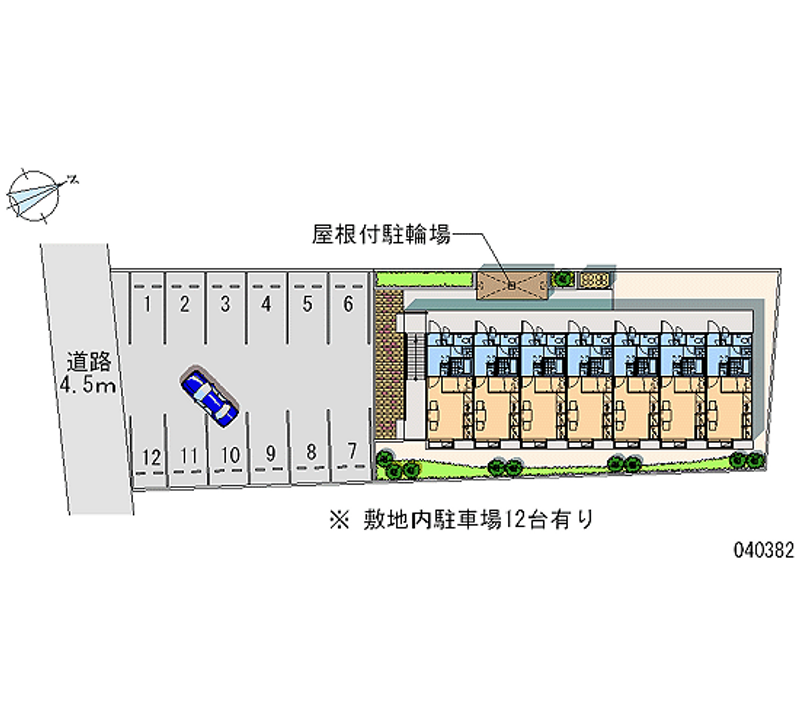 レオパレス竹内 月極駐車場