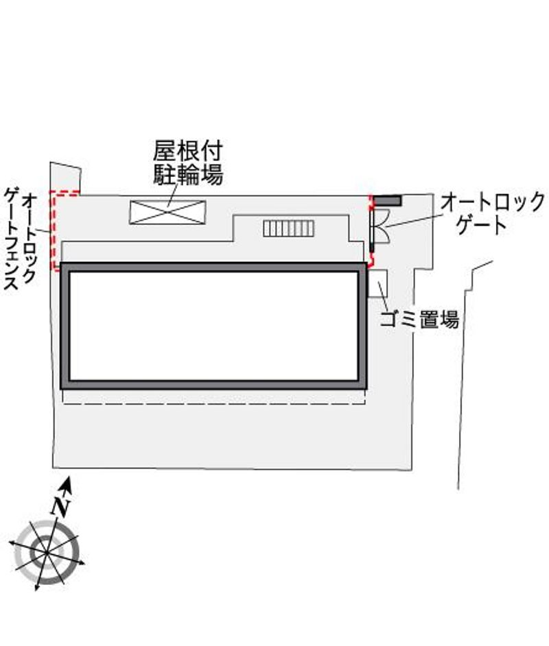 レオパレスエイムフル浜松 配置図