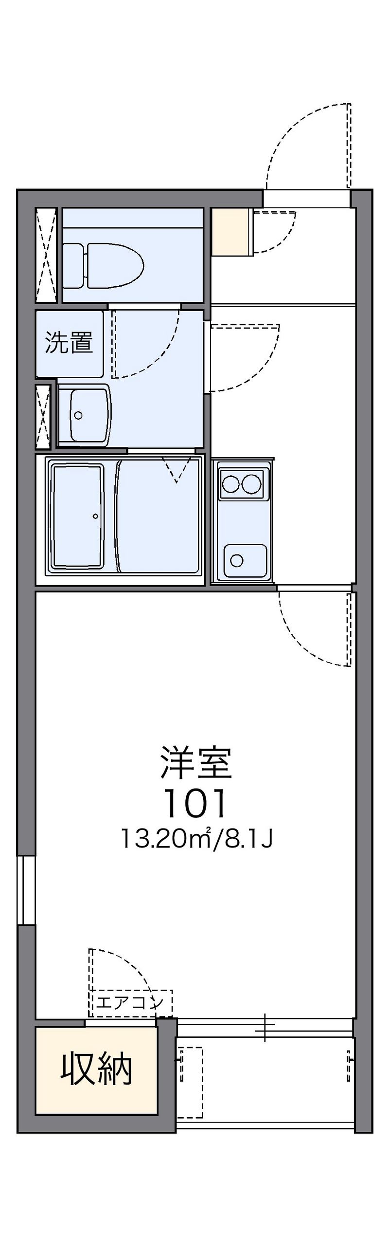 レオネクストバロンⅢ 間取図