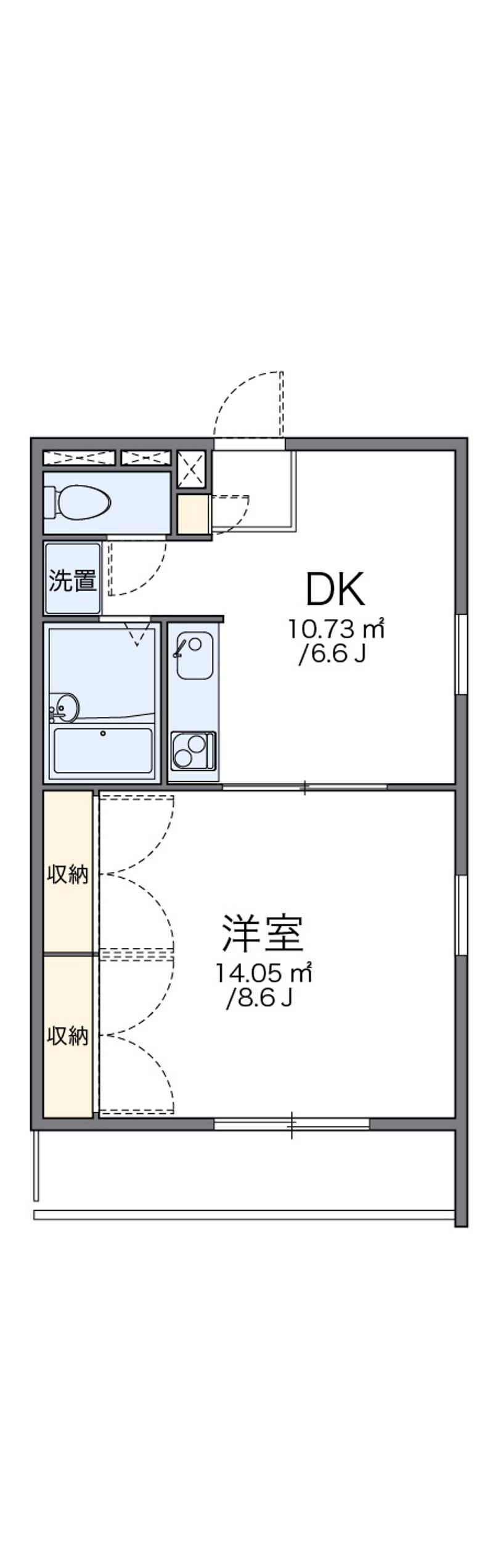 レオパレスはませんＡ 間取図