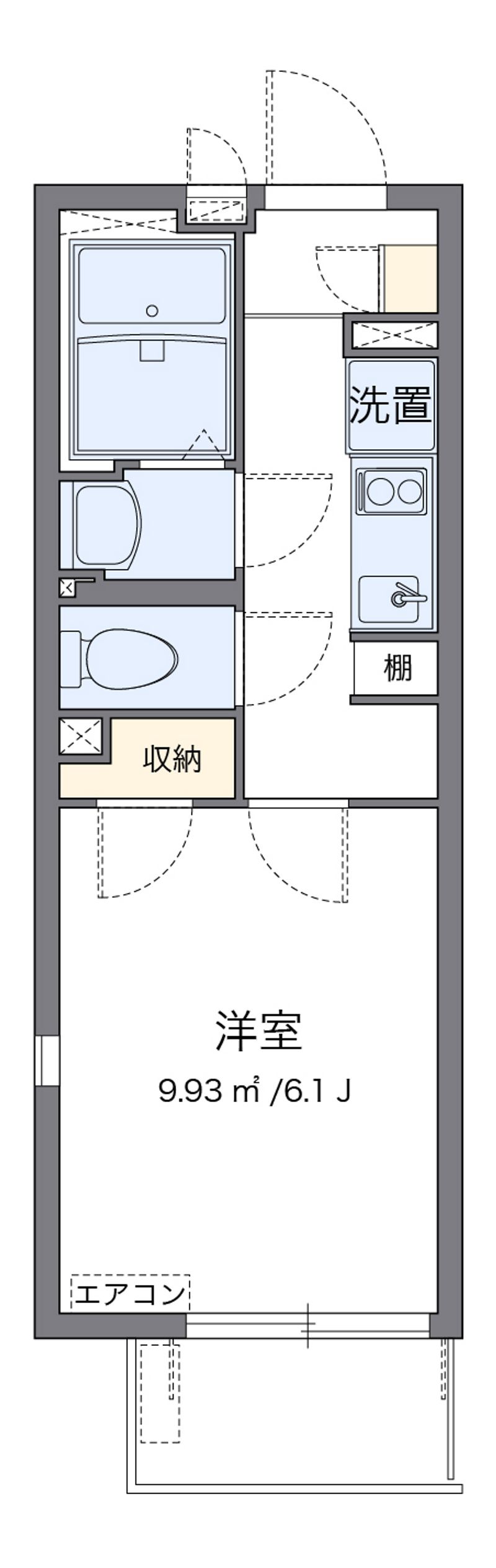 クレイノフェルス 間取図