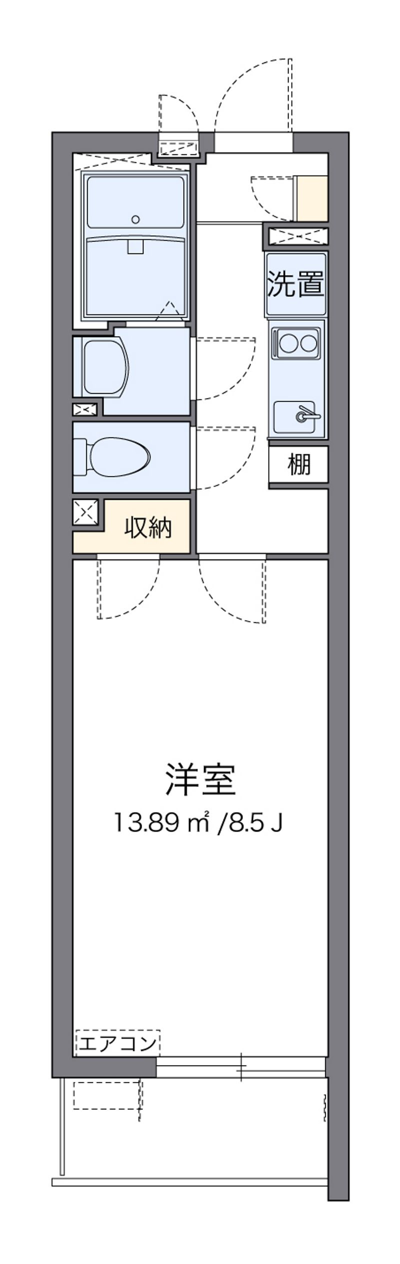 クレイノコンフォール 間取図