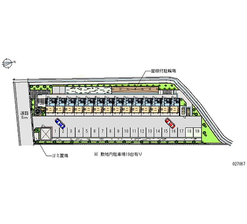 27067 Monthly parking lot