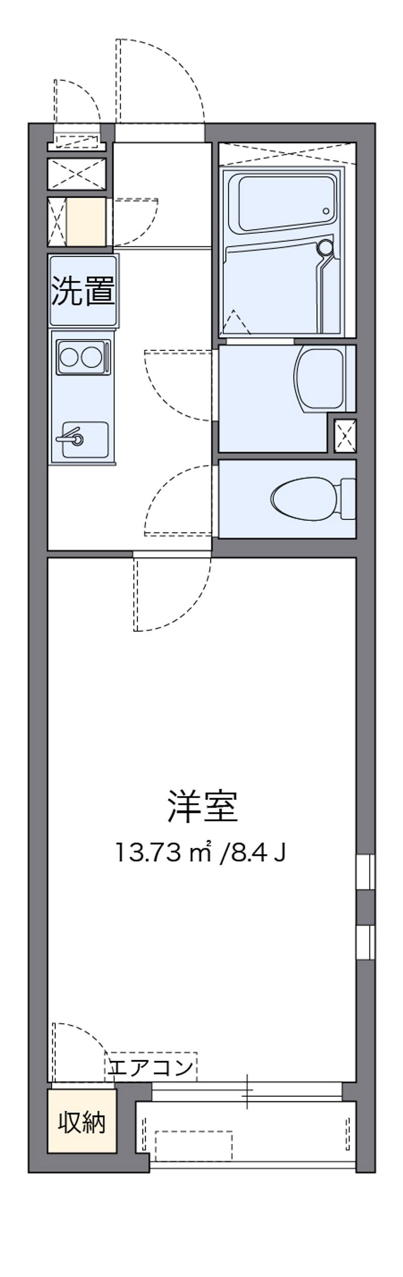クレイノぐれいす 間取図