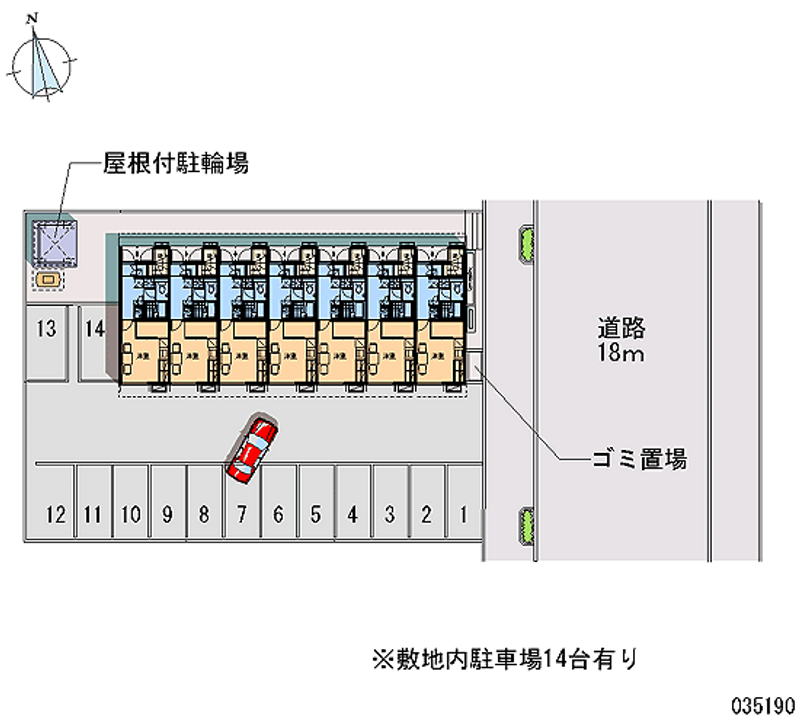 35190 bãi đậu xe hàng tháng