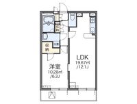 レオパレススナイプ 間取り図