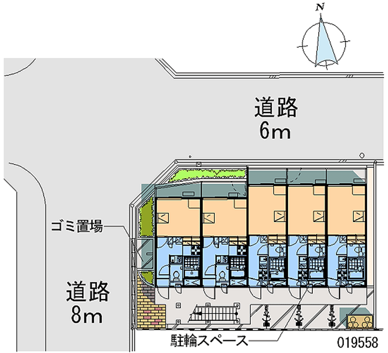 レオパレスＮ 区画図