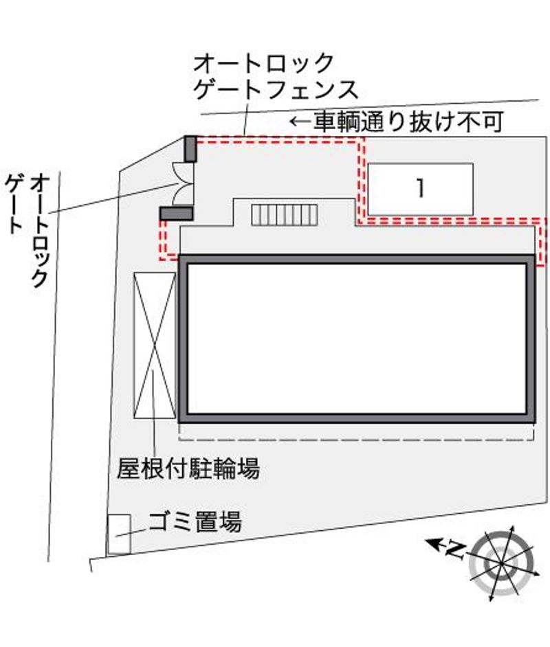 レオパレスエスポワールⅡ 配置図