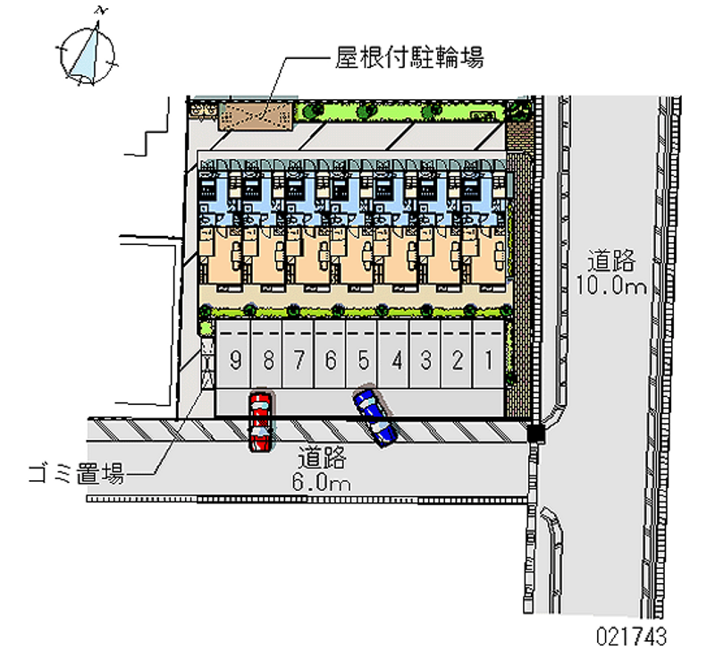 21743 bãi đậu xe hàng tháng