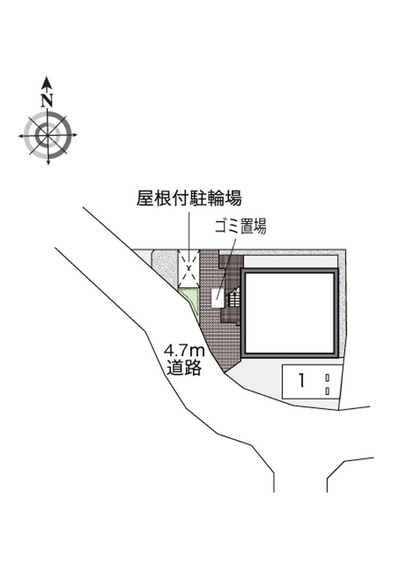 レオパレスエスト桃山台 配置図