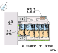 レオパレスシャトレーかおりⅢ 区画図