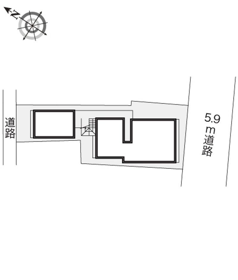 レオパレスムーランルージュ 配置図