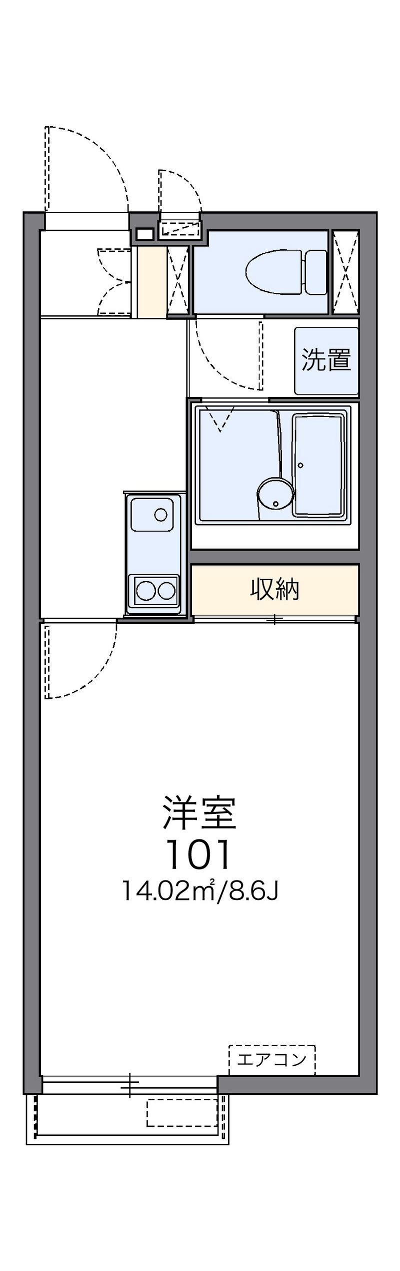 レオネクストトランクィル 間取図