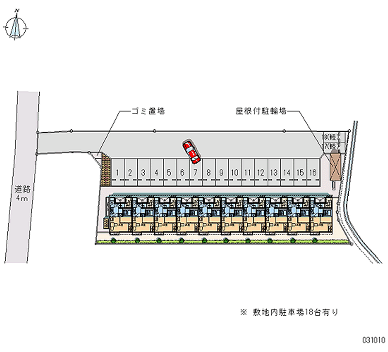 31010 Monthly parking lot