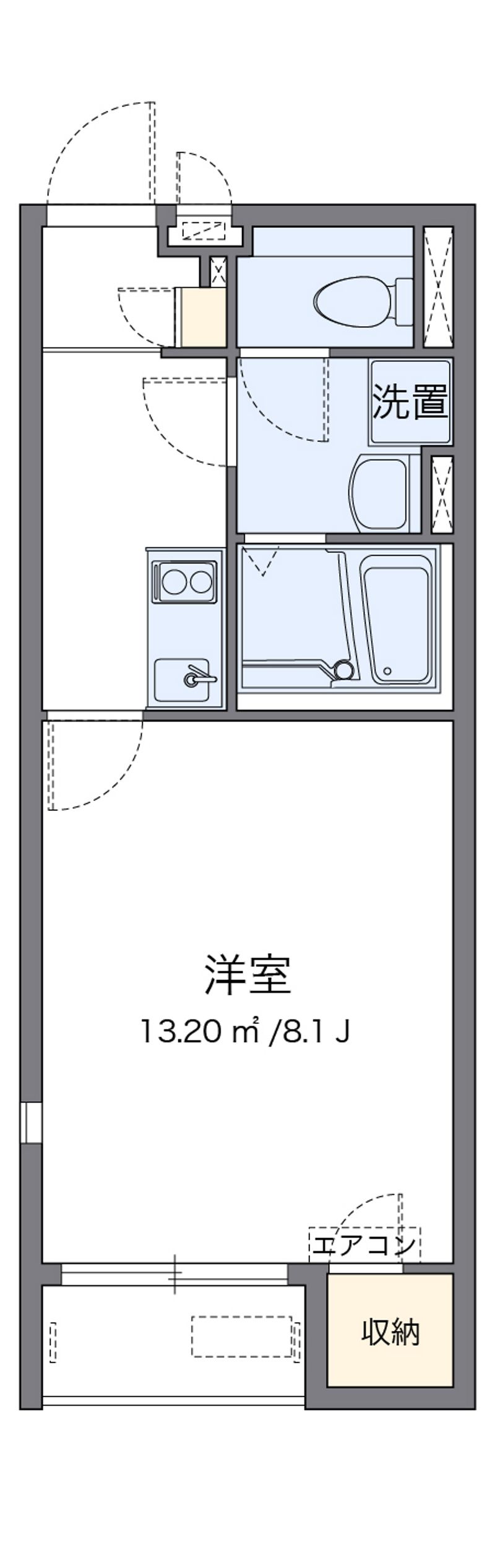 LEONEXT Kokubun Sunshine II Floor plan