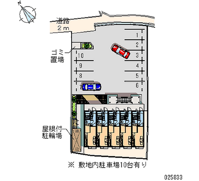 25833 Monthly parking lot