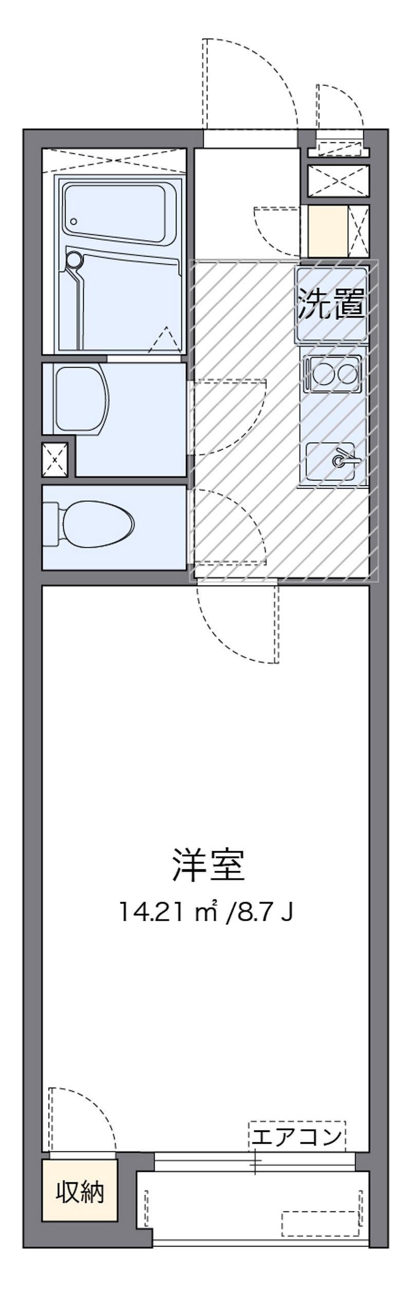 レオネクストサクセスコート日立 間取図
