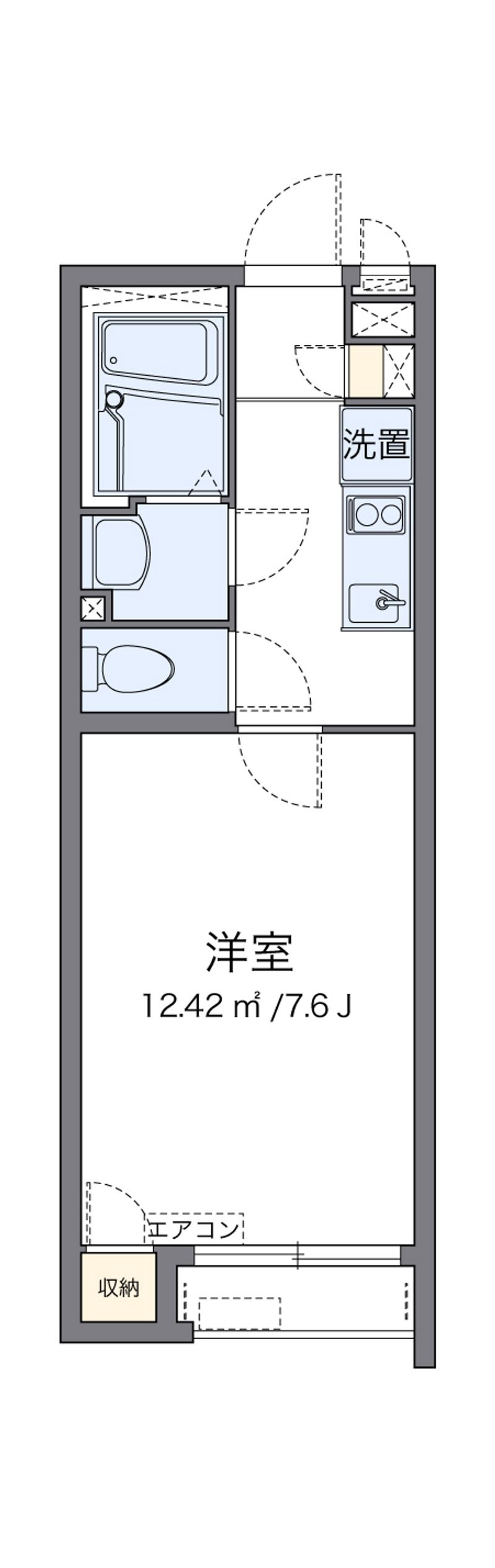 クレイノウィル大和 間取図