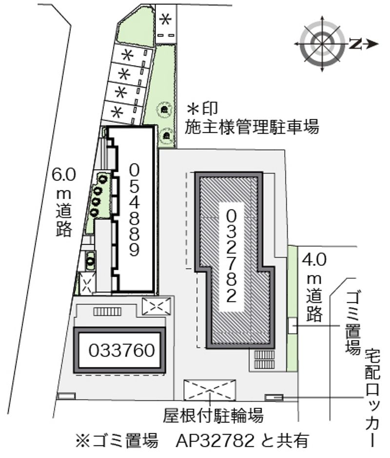 レオパレス橙 配置図