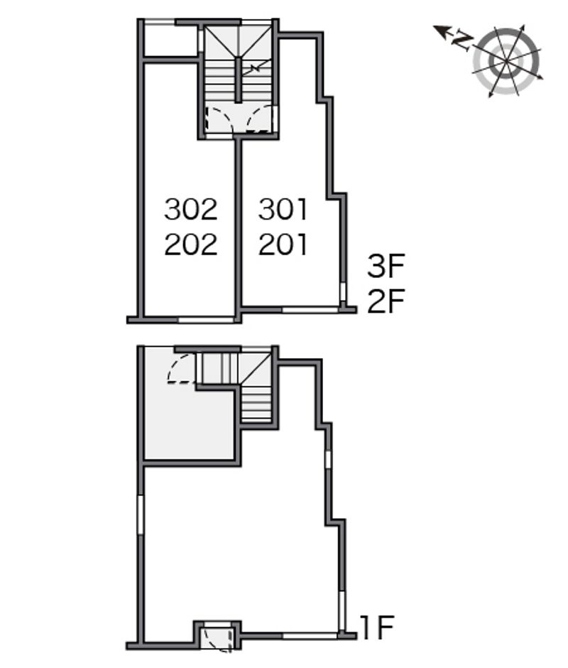 レオネクストプレミアム代々木 間取り配置図