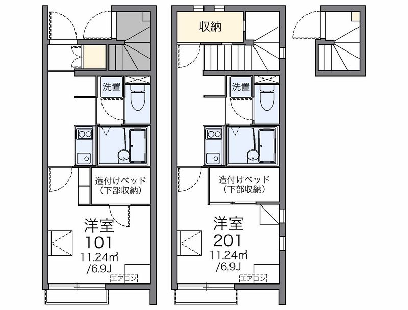 レオネクストＴＲＫ 間取図