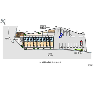レオパレススワンコートⅡ 月極駐車場