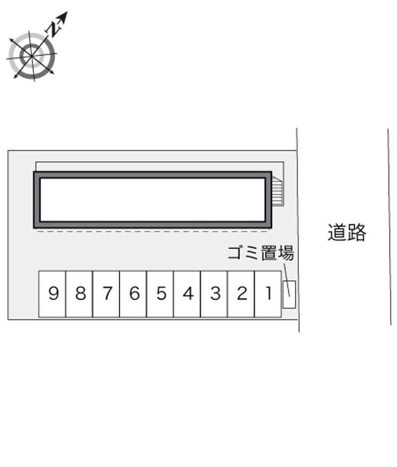 レオパレスサンパーク白金 配置図