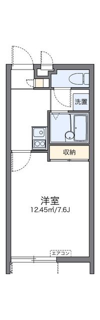 レオパレス小南上原 間取り図