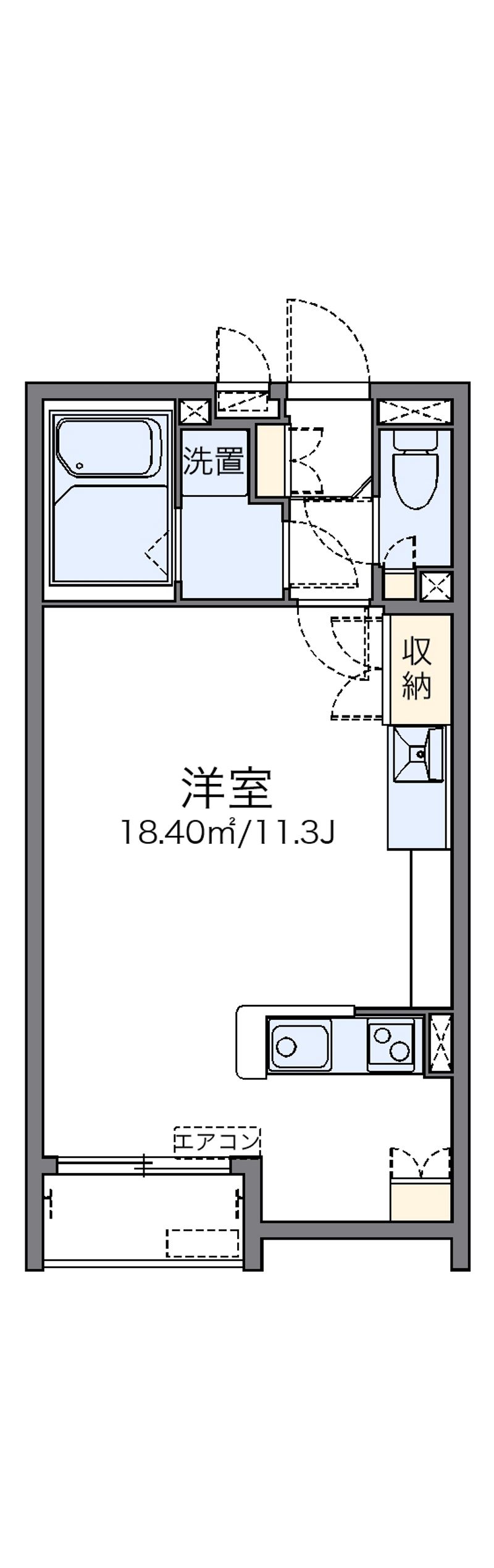 レオネクストラ　メール 間取図