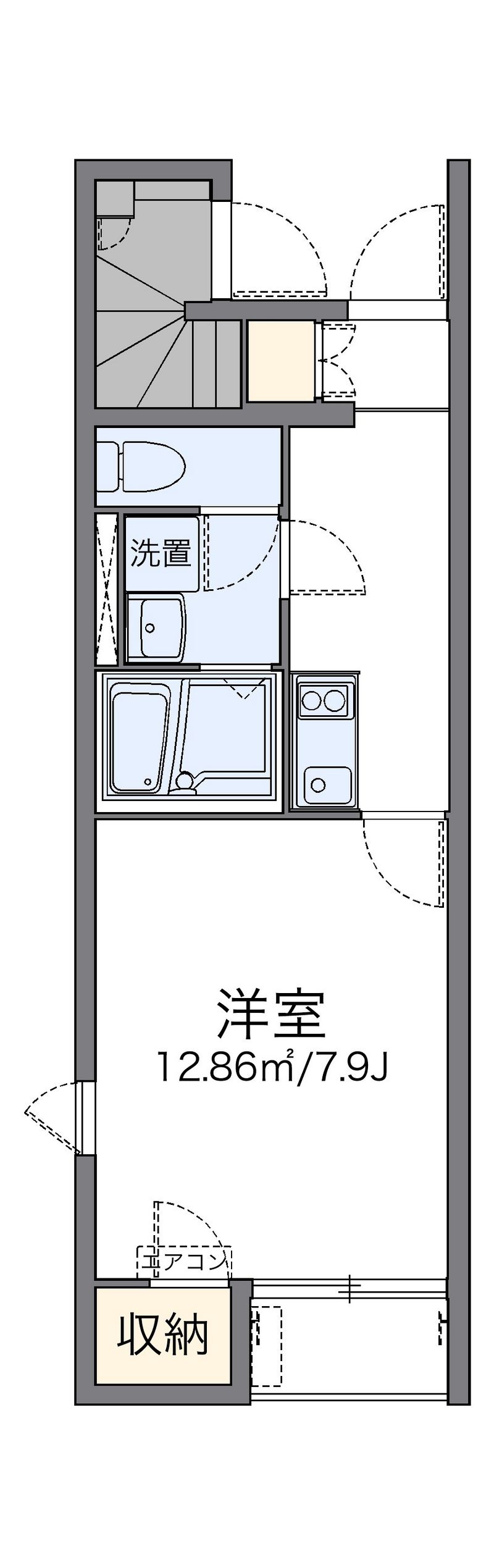 レオネクストアリエッタ桜橋 間取図