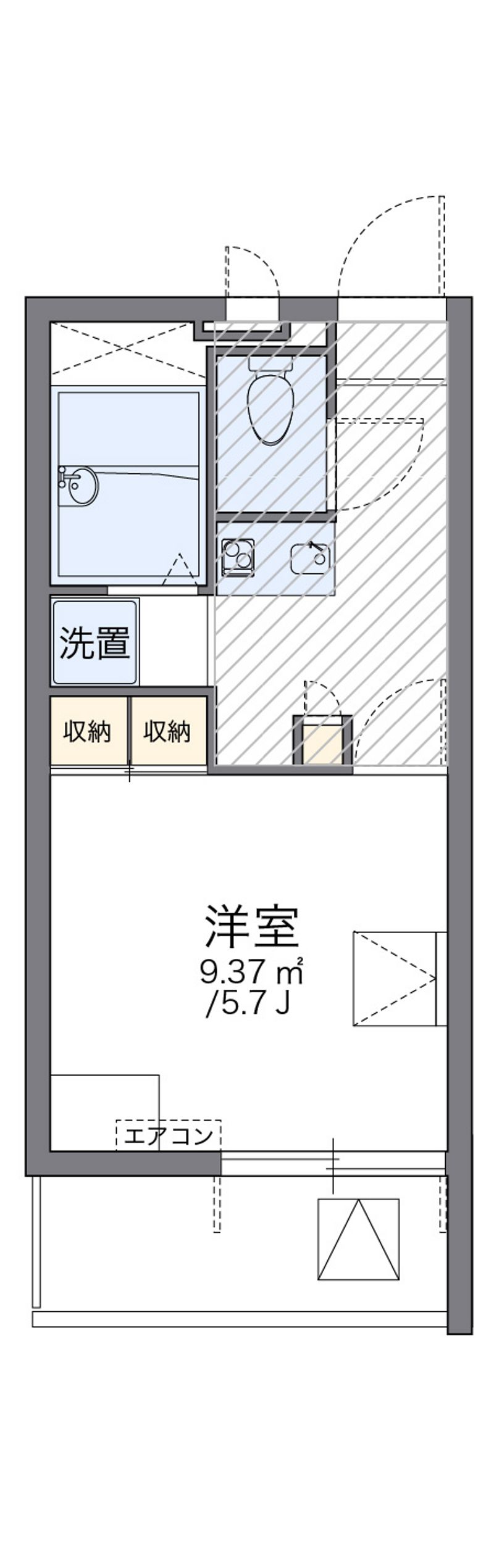 レオパレスタチバナ 間取り