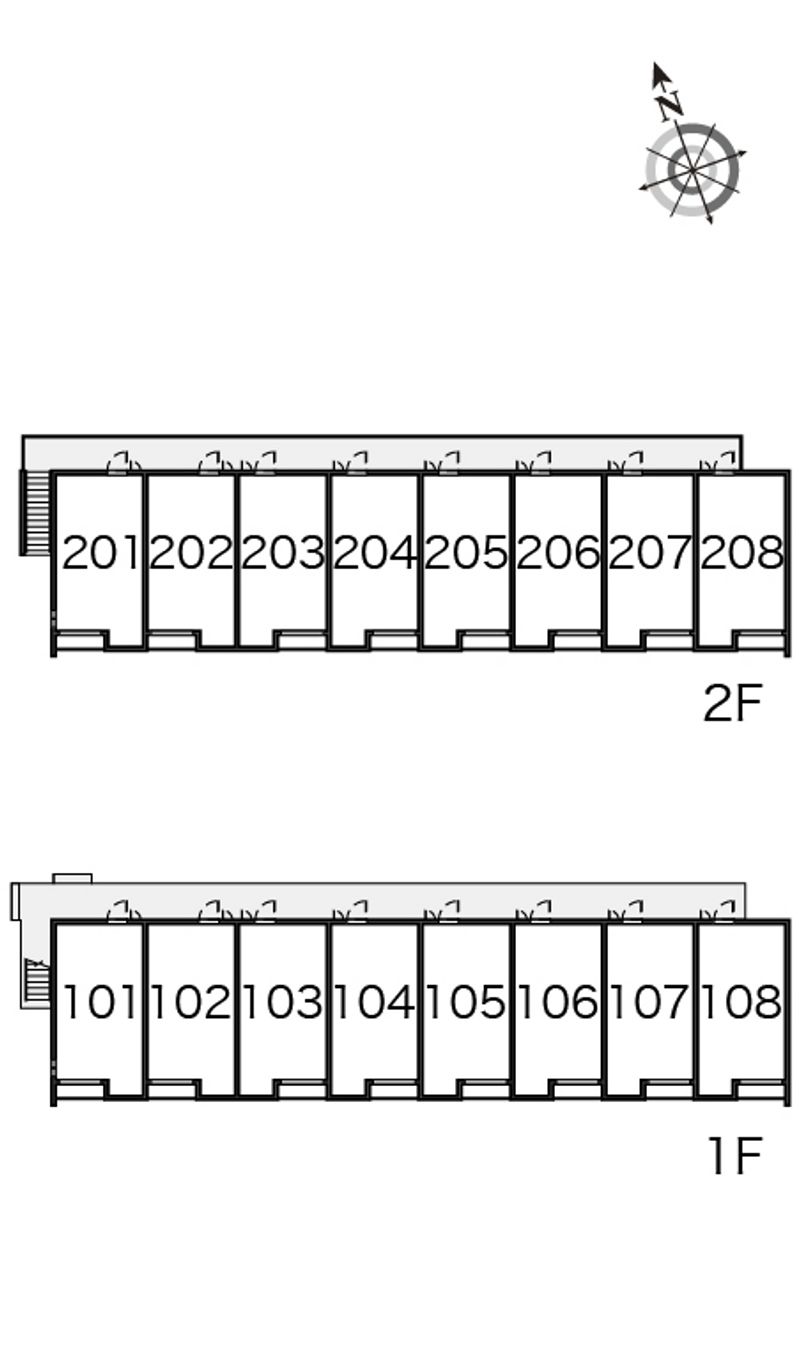 クレイノＦＵＪＩＭＩⅠ 間取配置図