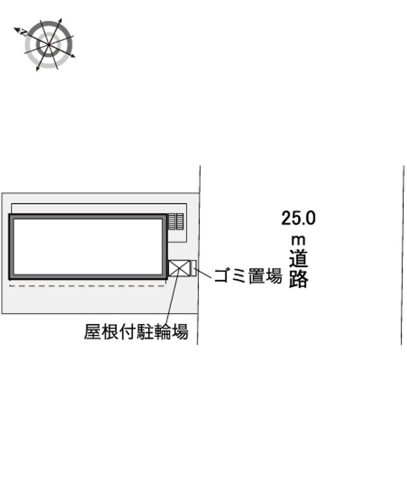 レオパレスラークⅢ 配置図