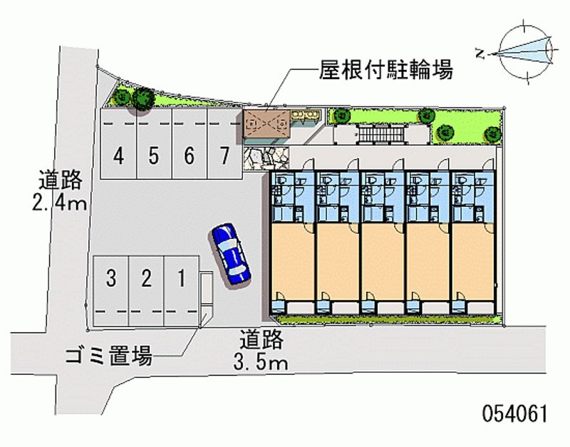 54061 Monthly parking lot