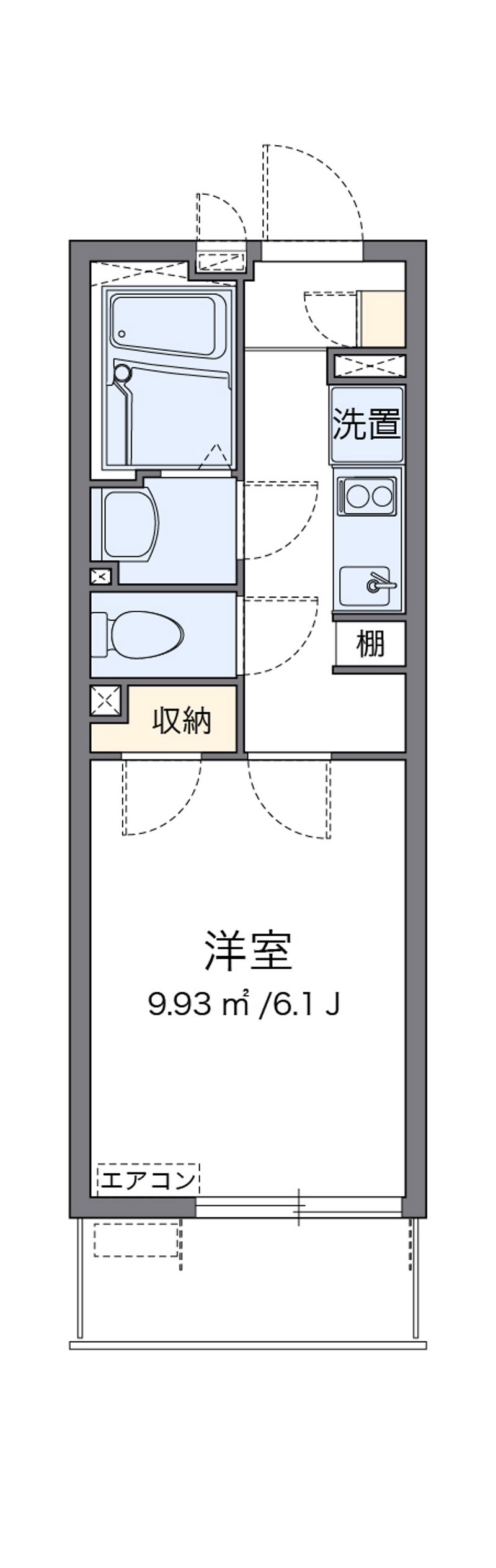 クレイノボナール 間取図
