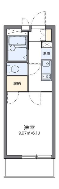 レオパレスサザンカ 間取り図