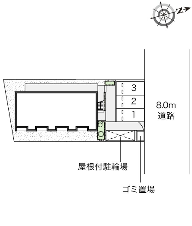 レオネクスト八田西 配置図