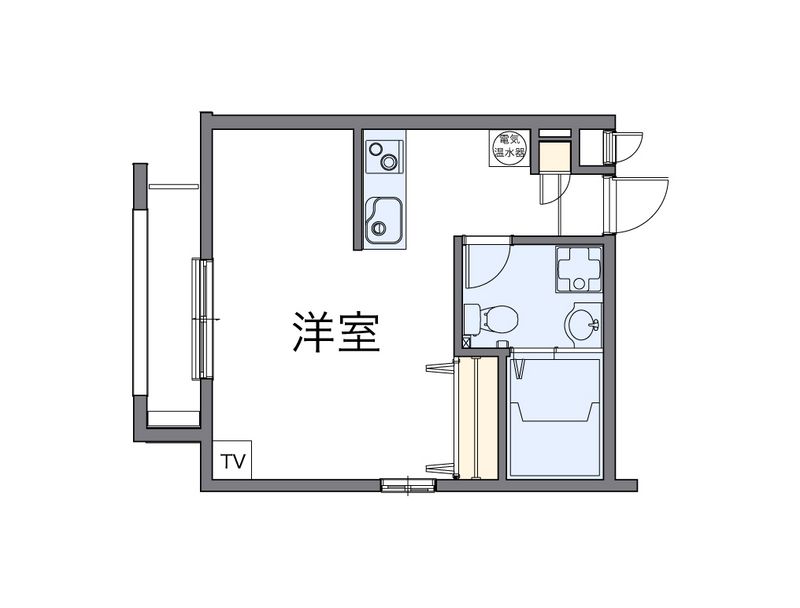 leopalace Bessho Shinmachi LA 1 Floor plan