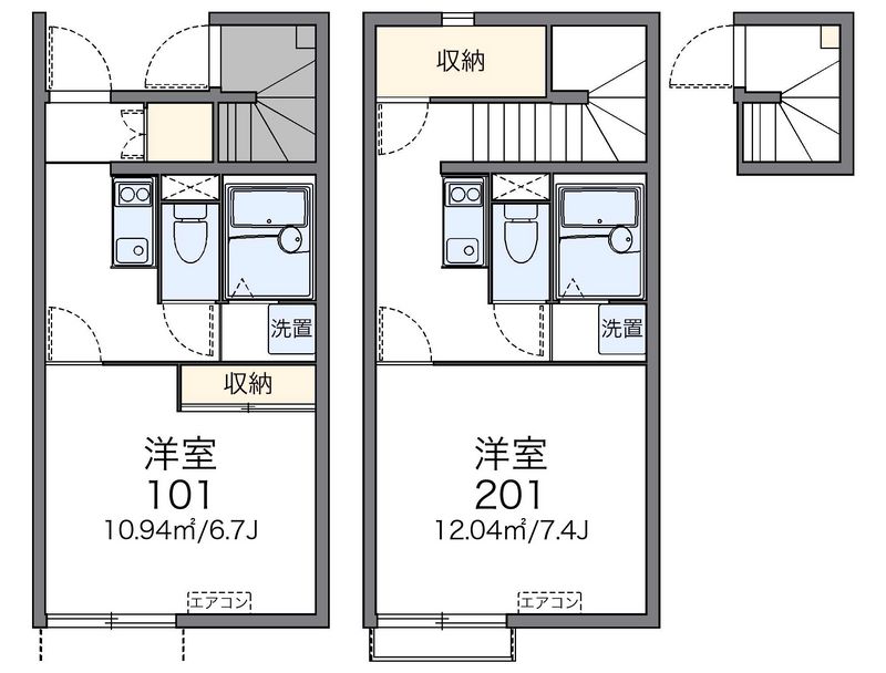 レオネクストフェリーチェ１号館 間取図