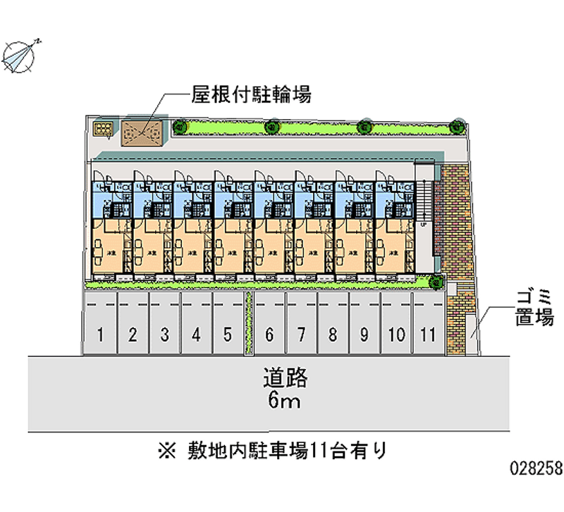 28258 bãi đậu xe hàng tháng