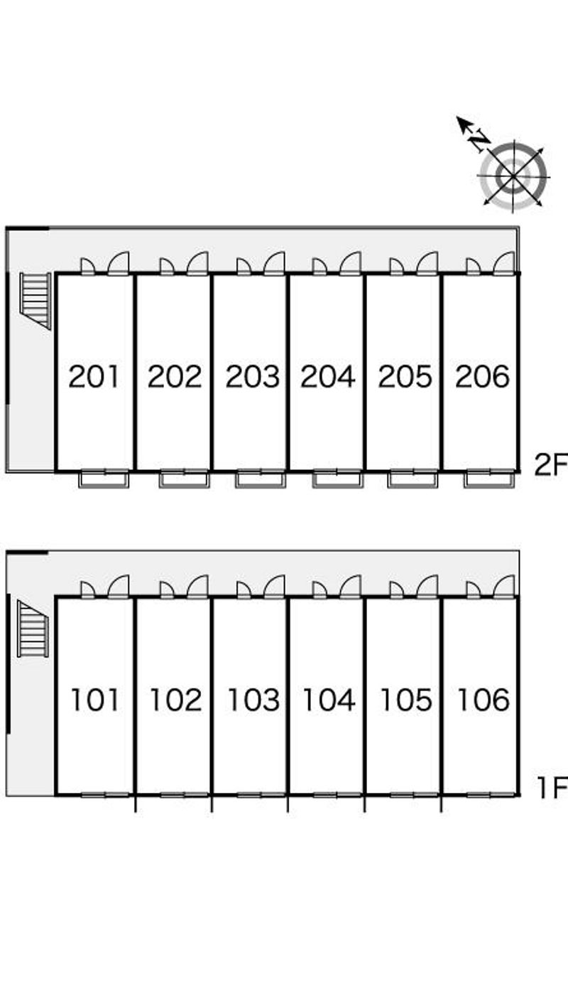 レオパレスエド 間取り配置図