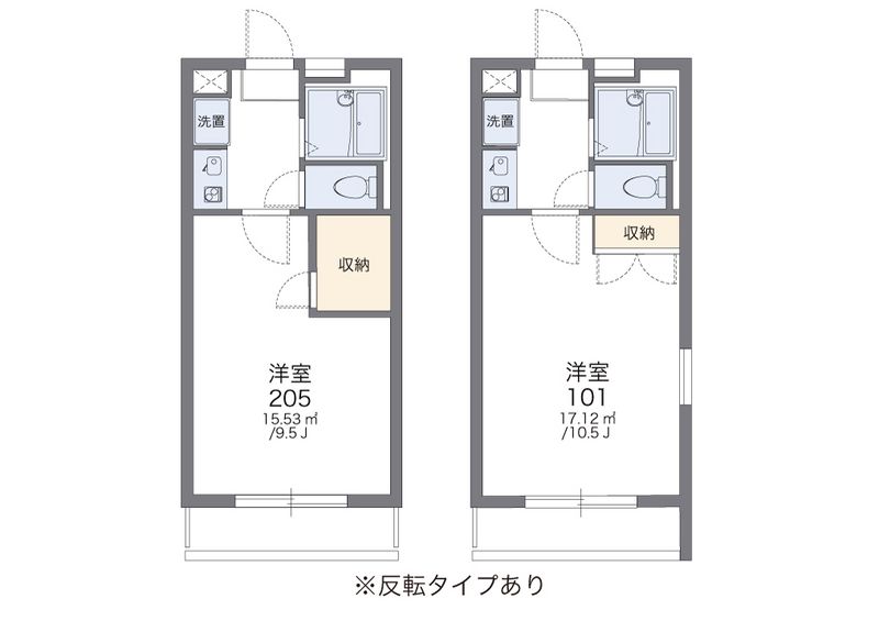 レオパレスＩＺＵＭＩ 間取図