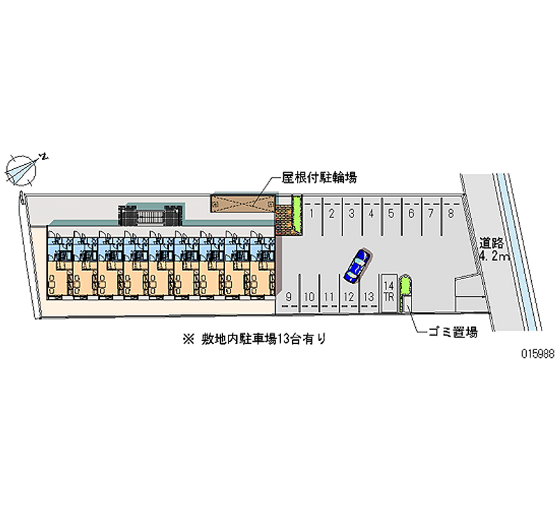 15988 bãi đậu xe hàng tháng