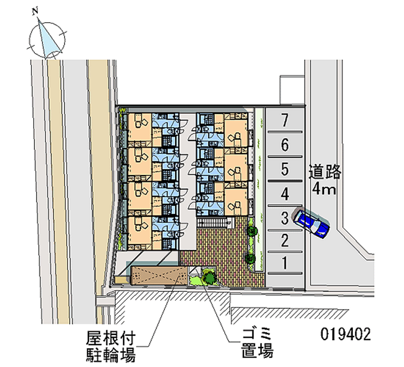 レオパレスＭＥ 月極駐車場