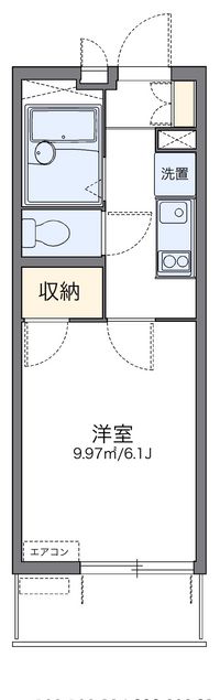 レオパレスラトナ 間取り図