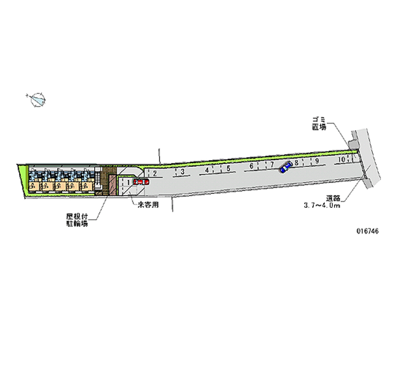 16746 Monthly parking lot